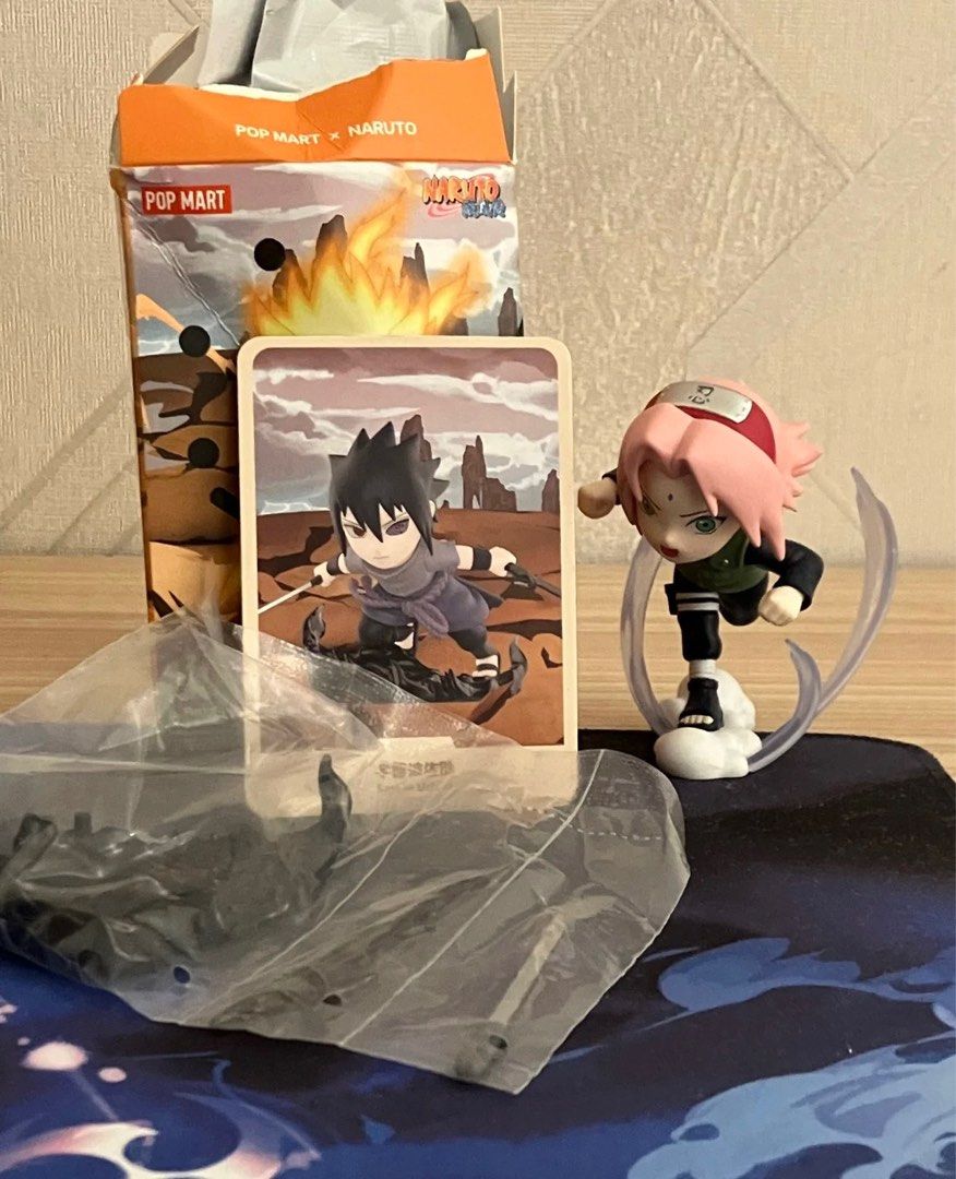 Popmart Sasuke (New) + Sakura, Hobbies & Toys, Toys & Games on Carousell