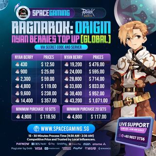 (Category: ) located in . Submitted by spacegamingsg (Listing ID 1298572606, Image 1). Description: .