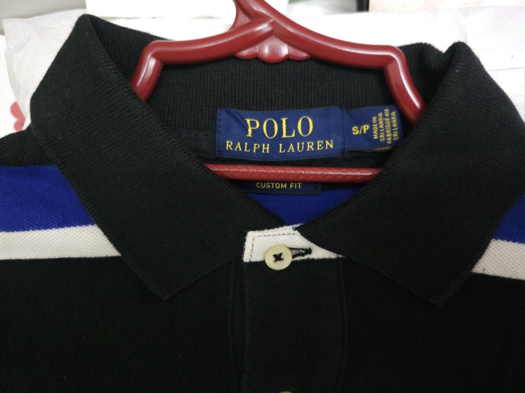 Ralph Lauren Polo Shirt (Category: Tshirts & Polo Shirts ) located in Las Pinas. Submitted by run88 (Listing ID 1326375617, Image 3). Description: Ralph Lauren striped Polo shirt Authentic bought in US Size: Small Custom Fit used once then stored it. condition 9.5/10 no issues P 800 only Laspinas pickup. Lalamove Grab j&t by the buyer.