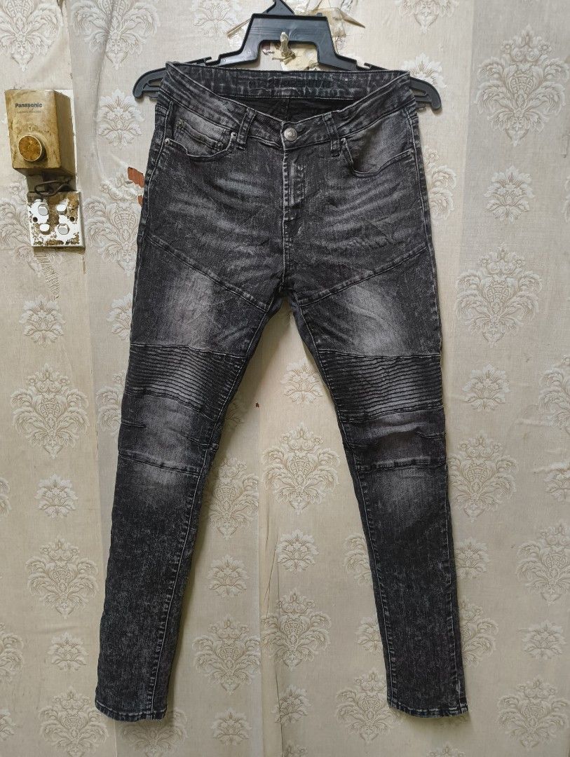 RUE 21 PREMIUM BIKERS JEANS SKINNY FIT Men s Fashion Bottoms Jeans on Carousell