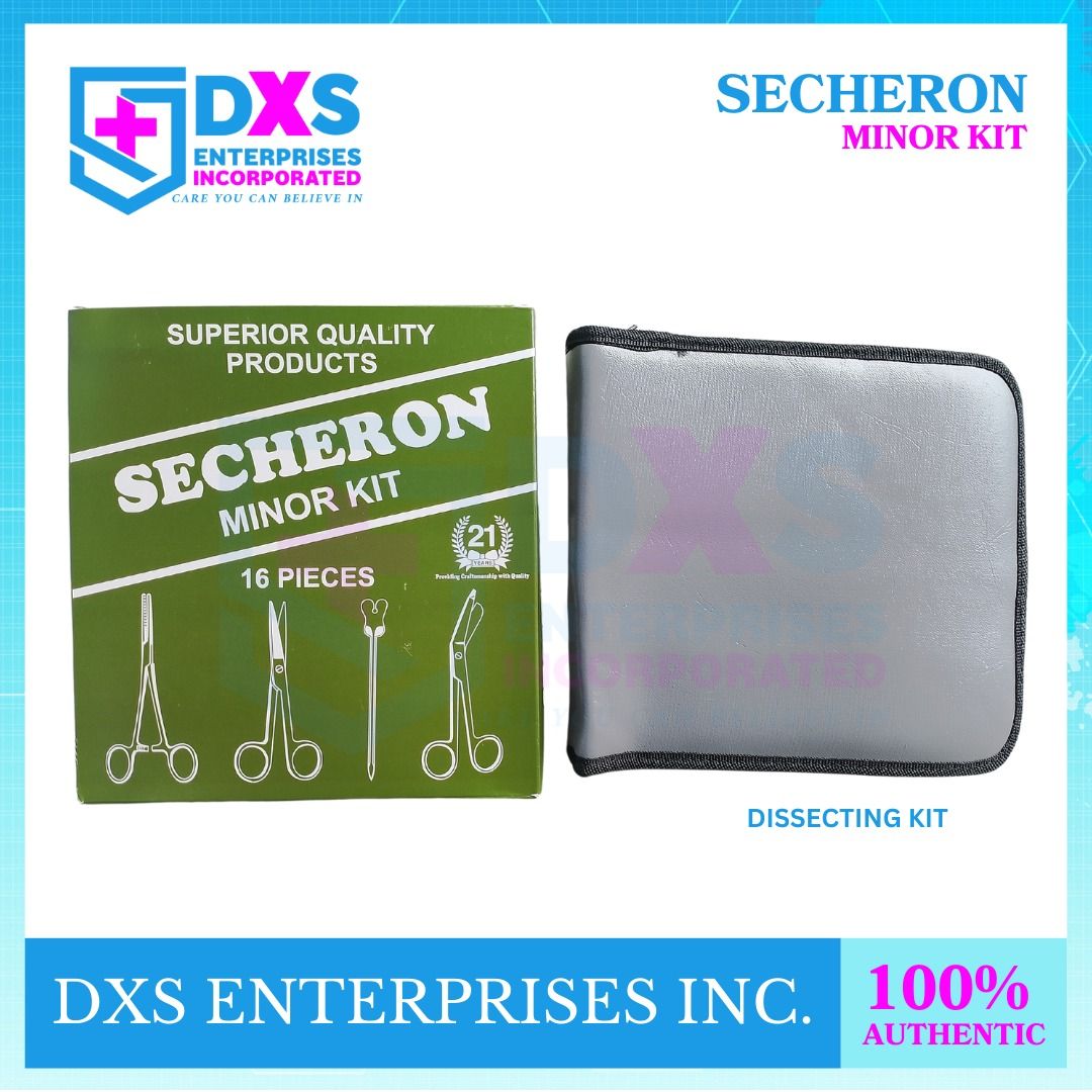 SECHERON MINOR KIT DISSECTING KIT (Category: Medical Supplies & Tools) located in Quezon City. Submitted by dxsshop002 (Listing ID 1326327800, Image 2). Description: DIRECT SUPPLIER HERE!✨ BUY YOUR NEEDS NOW, HERE IN OUR SHOP! WE HAVE ALL KINDS OF MEDICAL SUPPLIES THAT YOU NEED! “DXS ENTERPRISES INC.” MEDICAL SUPPLIES AND EQUIPMENT! WE ACCEPT RETAIL AND BULK ORDERS!! Visit us at: Shop address : No. 351 Congressional Avenue Extension, Quezon City 