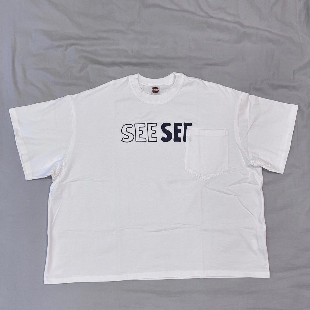 トップス SEE SEE BIG SS POCKET TEE\"NEW FONT LOGO\" SEE SEE BIG SS POCKET TEE