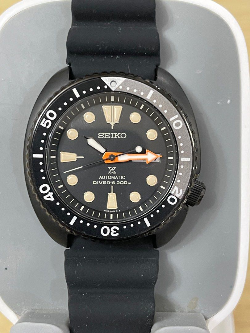 Seiko Prospex SRPC49K1 Limited Edition Darth Turtle (Category: Men's Watches) located in San Fernando. Submitted by rayumadoktor (Listing ID 1326456234, Image 1). Description: Used once only. Complete with box and papers RFS: Fits me well (7inch wrist) but found it too big for my liking after wearing it for a day. Also started wearing smaller watches (I have an SKX 013 for reference) Also consolidating my collection. I have 3 of the black limited