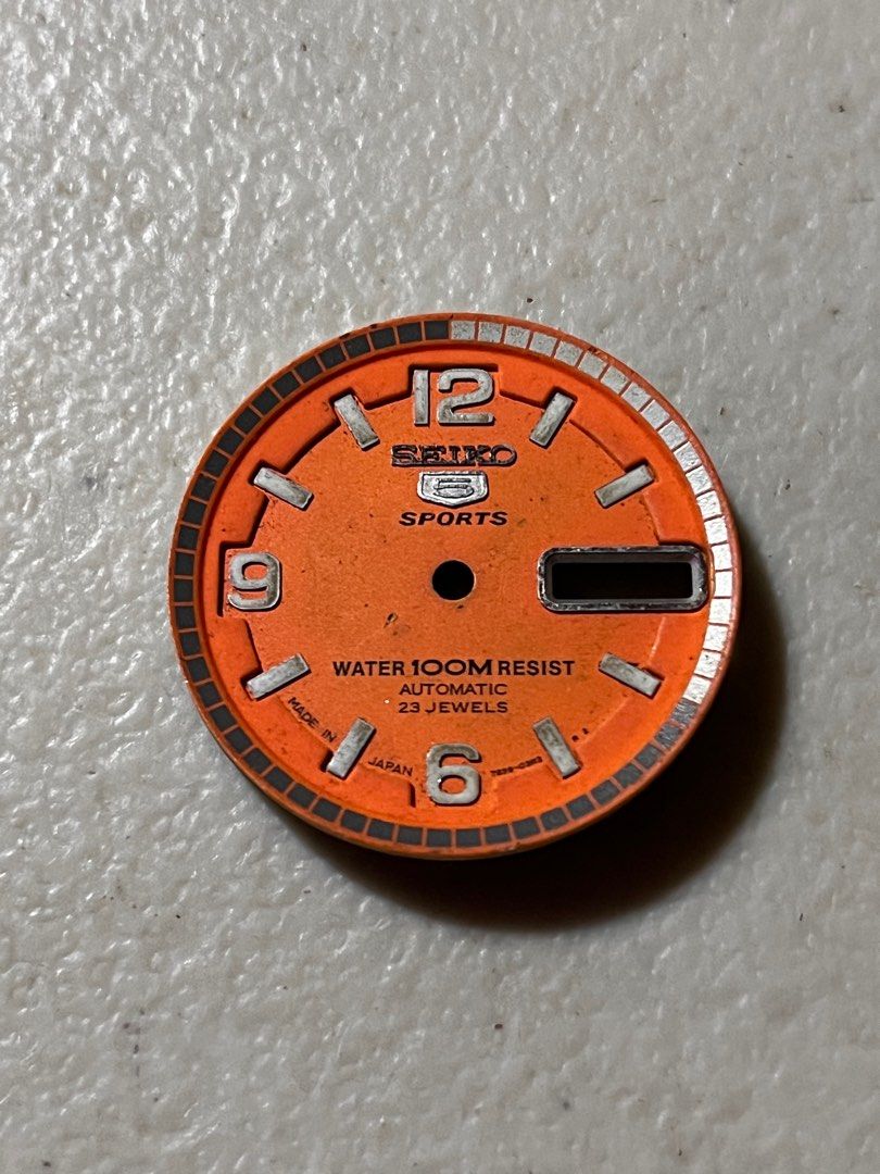 Seiko SNZE61 Orange Dial 7S36 03L0 - Dial Code 03R2 (Category: Men's Watches) located in Iloilo. Submitted by KCY_WatchParts (Listing ID 1326416329, Image 1). Description: Seiko dial only. Lume working *********************************************** MOP: COD/COP, Bank Transfer, Gcash, 3 months 0% for BDO Credit Card holders Via BDO Checkout All deposits are non refundable and non transferable to another item All sales are final and can’t be excha