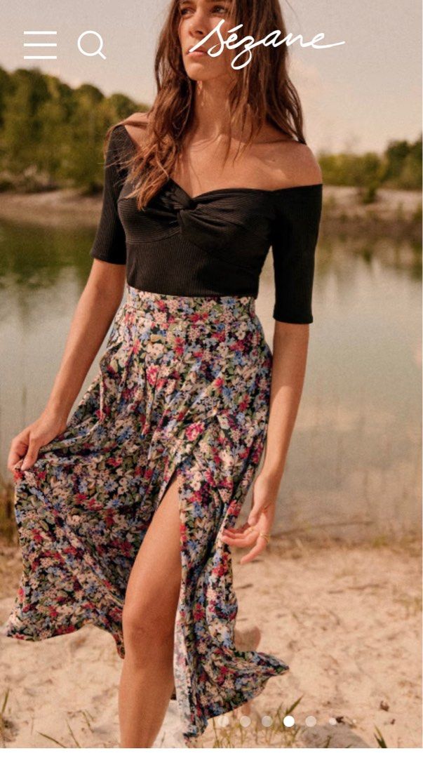 Sezane Alicia skirt, Women's Fashion, Bottoms, Skirts on Carousell