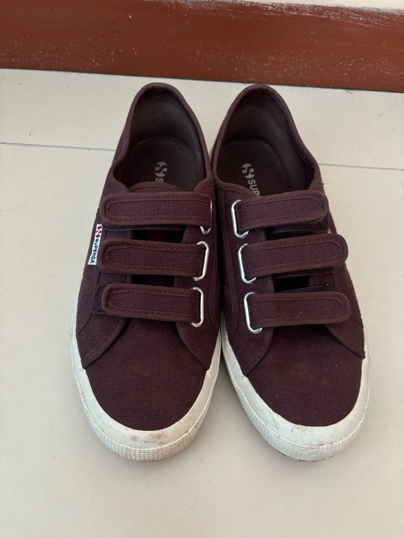 Superga Maroon sneakers size 39 42
