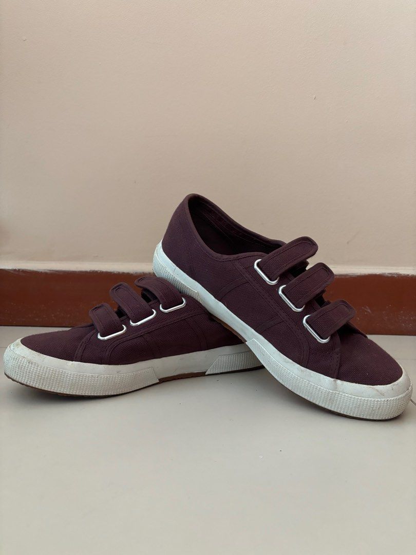 Maroon superga sneakers sales
