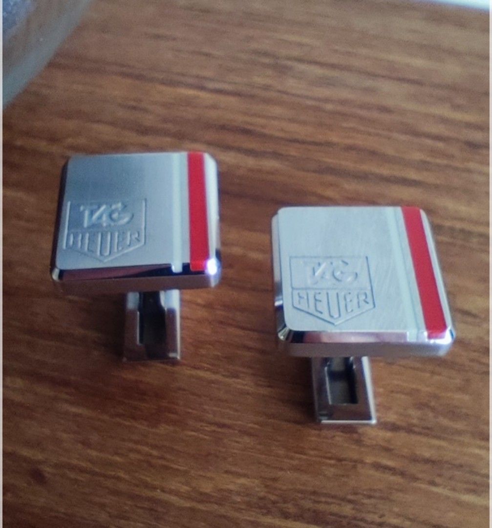 Tag Heuer Stainless Steel Cufflinks