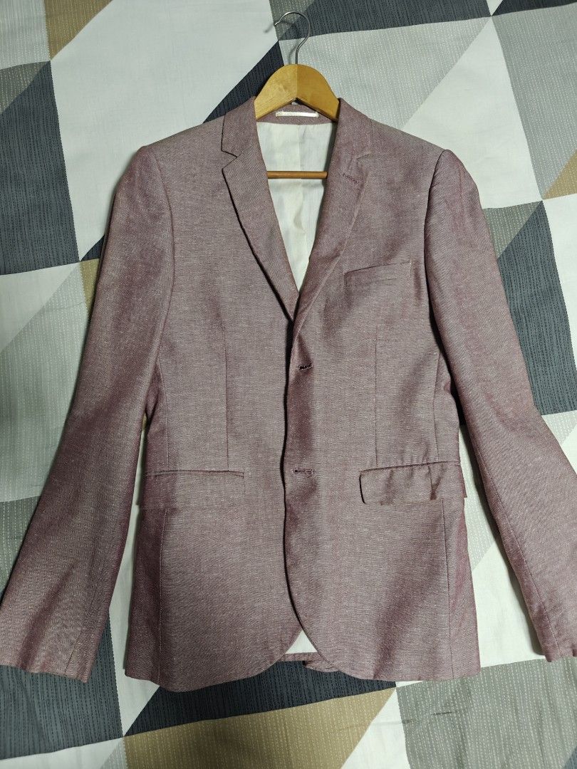 Topman Maroon Pink blazer