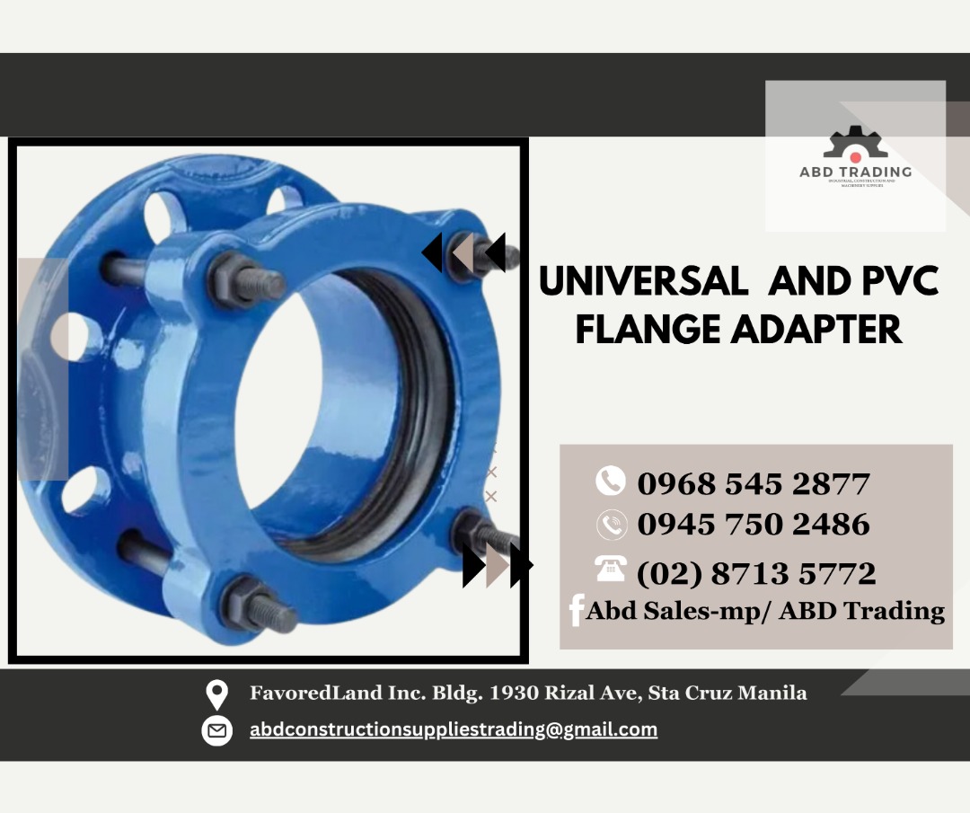 UNIVERSAL AND PVC FLANGE ADAPTER, Commercial & Industrial, Construction ...