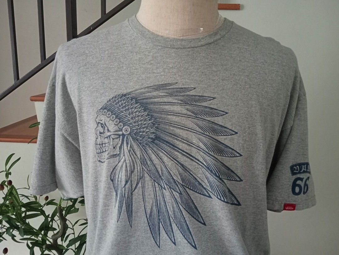 VANS Apache Skull Men s T Shirt Size XL