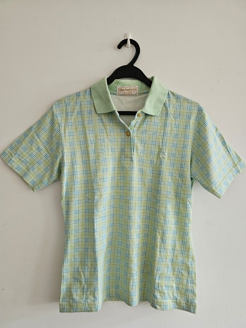 Vintage Burberry Polo T Shirt