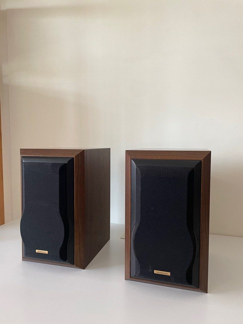 Vintage Kenwood LS-300G Passive Bookcase Speakers Made in Japan
