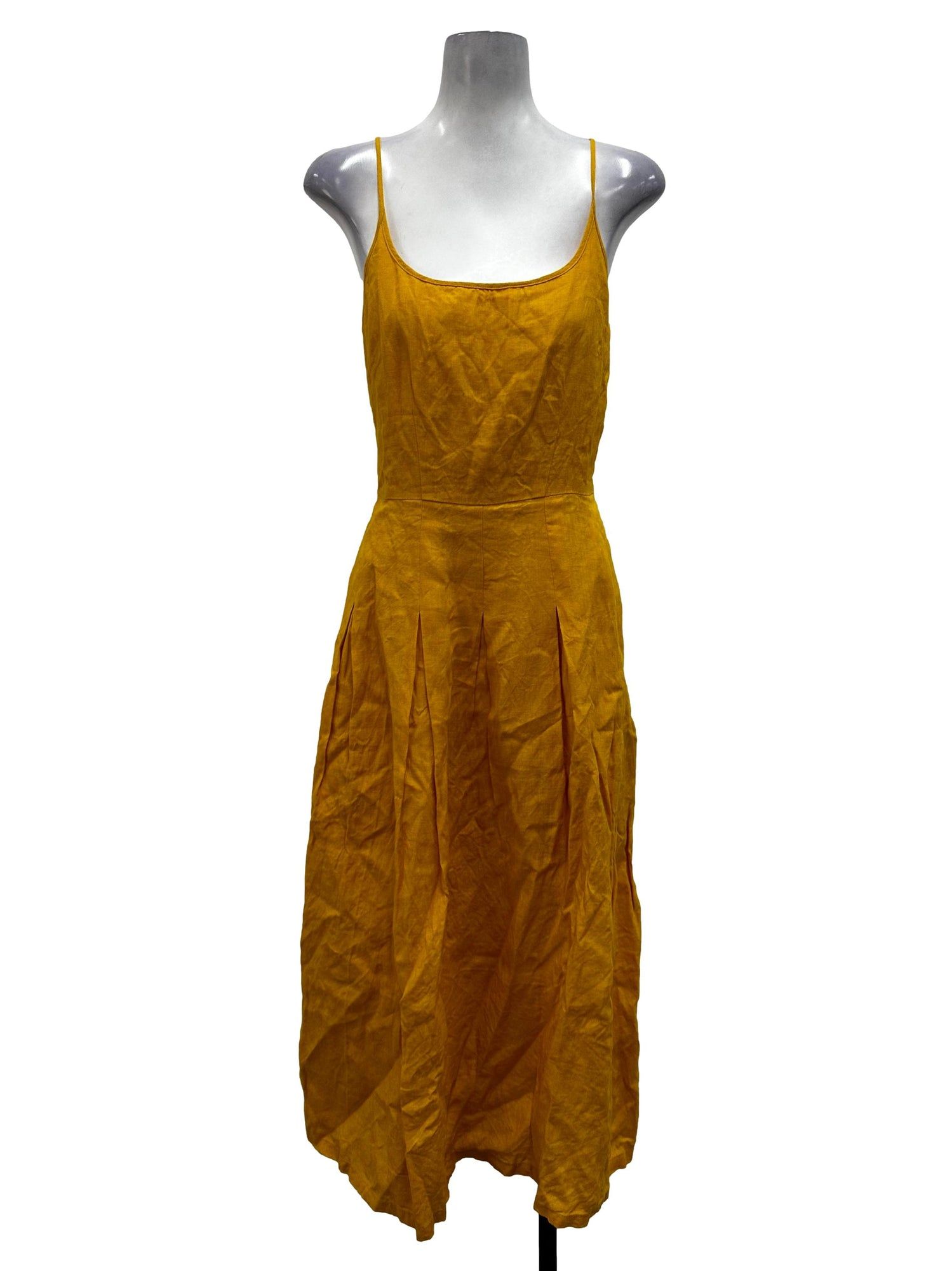Whistles Mustard Yellow Spaghetti Sundress Women s Fashion Dresses Sets Dresses on Carousell