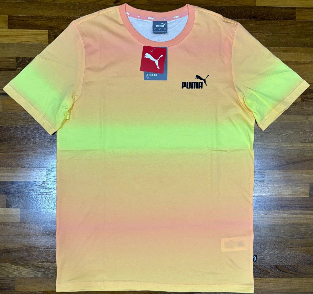 PUMA Brand New With Tag Exclusive POWER SUMMER FADING Tee Shirt Medium SUPER STAR BUY GREAT GIFT
