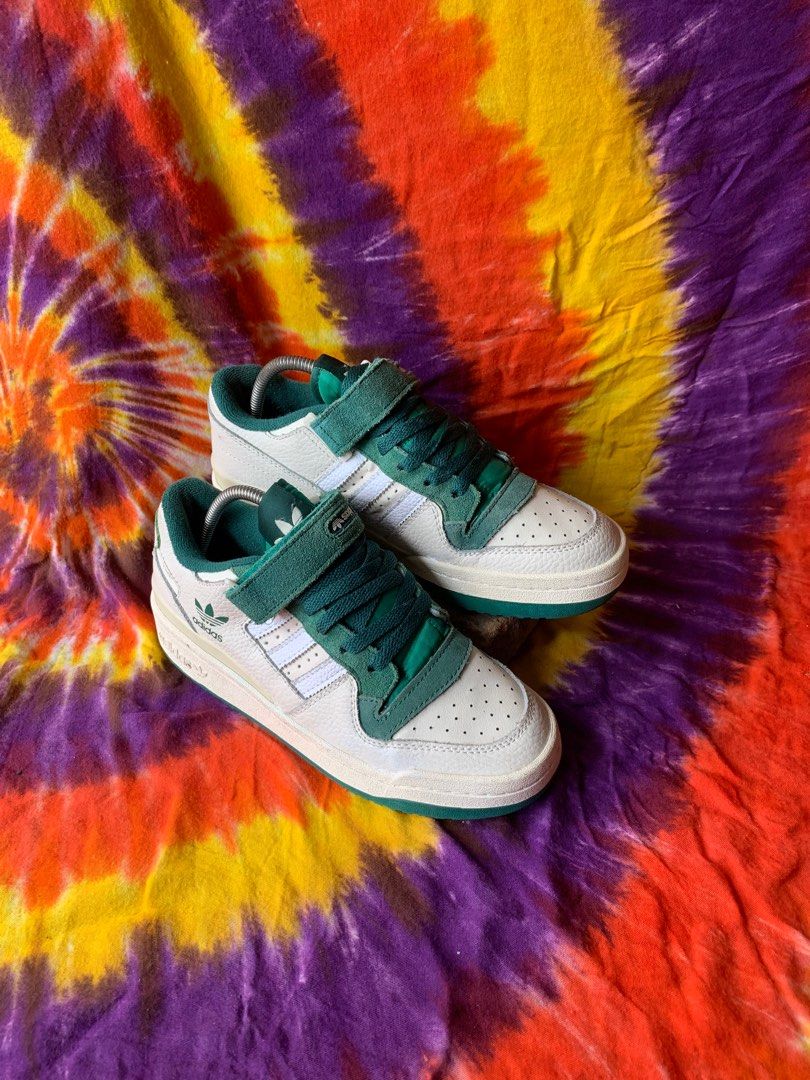 ADIDAS Forum Low Cloud wihte green