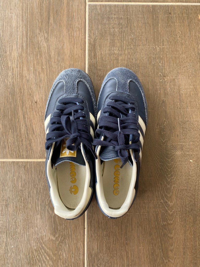 adidas gazelle silver green womens Adidas x Wales Bonner Samba Low Top Sneakers Collegiate Navy Croc Size –  Celebrity Owned main image 0