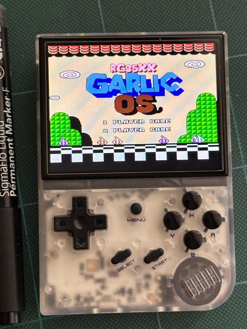 Anbernic RG35xx Garlic OS (Category: Others) located in Quezon City. Submitted by stardustpicks (Listing ID 1323328159, Image 1). Description: Like new • With latest Garlic OS 1.4.9 • With 64gb sandisk micro sd card • additional 128gb capacity sandisk micro sd • With lots of games, hidden gem games, also includes AAA games like mario, castlevania, metal slug … You can also pm me games you wanted and I will try to include them in the sd card Butto