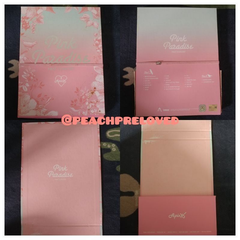 APINk 1st Concert PINK PARADISE DVD, K-Wave di Carousell 