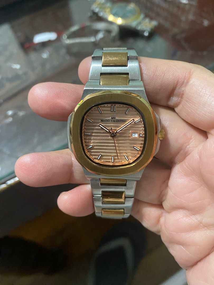 Authentic Matio Valentino Swiss Two Toned Ladies Watch Women s Fashion Watches Accessories Watches on Carousell