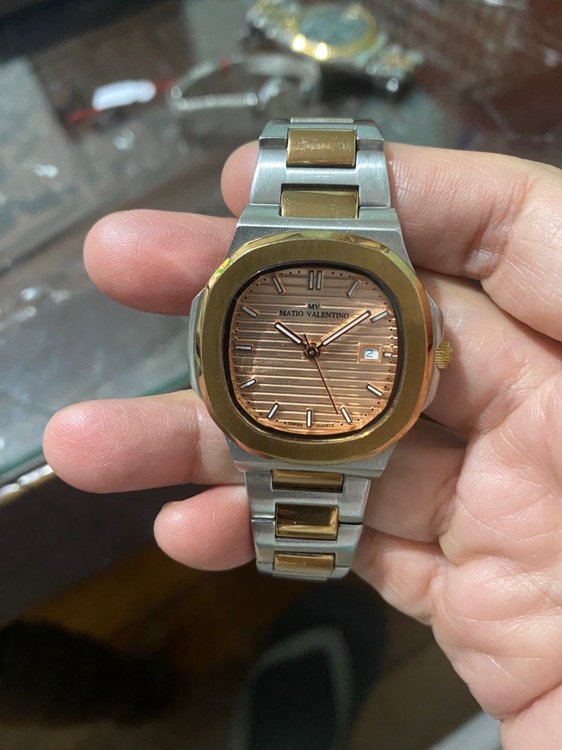 Authentic Matio Valentino Swiss Two Toned Ladies Watch
