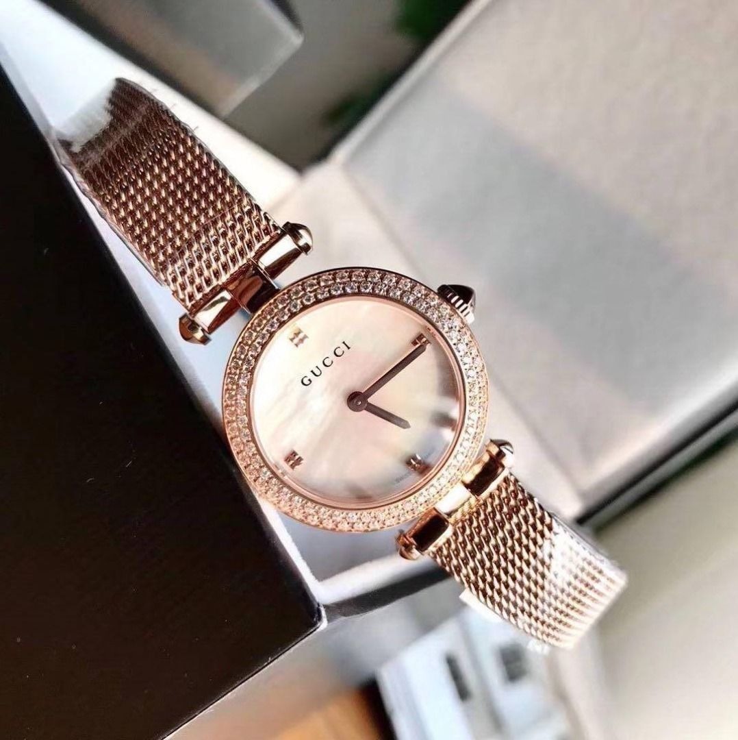 Authentic Preorder Gucci Petal Diamonds Watches 141.5 Women s Fashion Watches Accessories Watches on Carousell