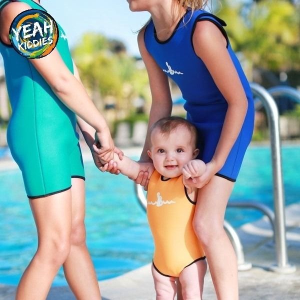 BAJU RENANG ANAK BAYI NEOPRENE BABY SWIMWEAR SWIMSUIT WETSUIT THERMAL BODY WARMER SIZE 12 18 24 BULAN 1 2 TAHUN BIRU Bayi Anak Baju Bayi di Carousell