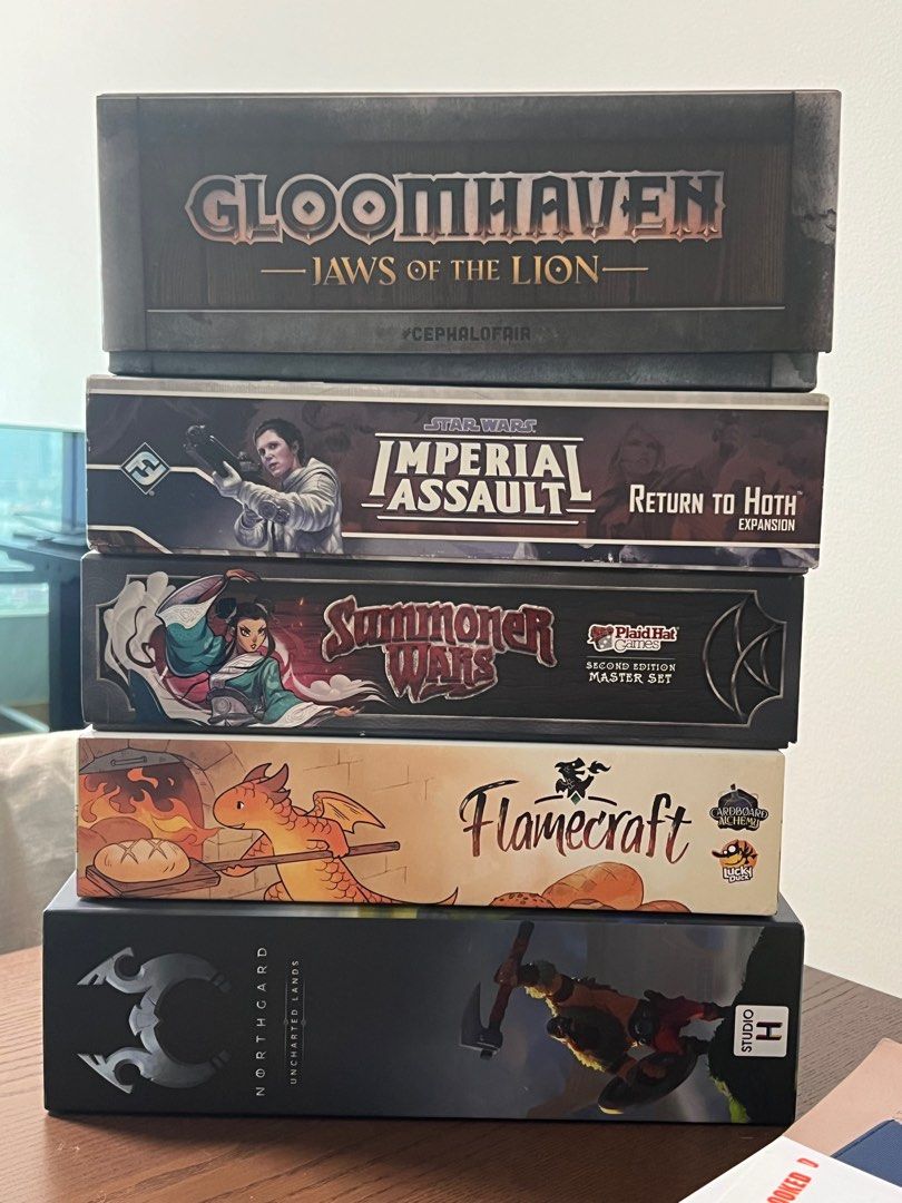 Boardgames (price negotiable) (Category: Board Games & Puzzles) located in Makati City. Submitted by cher365 (Listing ID 1323304257, Image 1). Description: Flamecraft and Summoner Wars SOLD Please see next photo for price of each title. Prices negotiable .