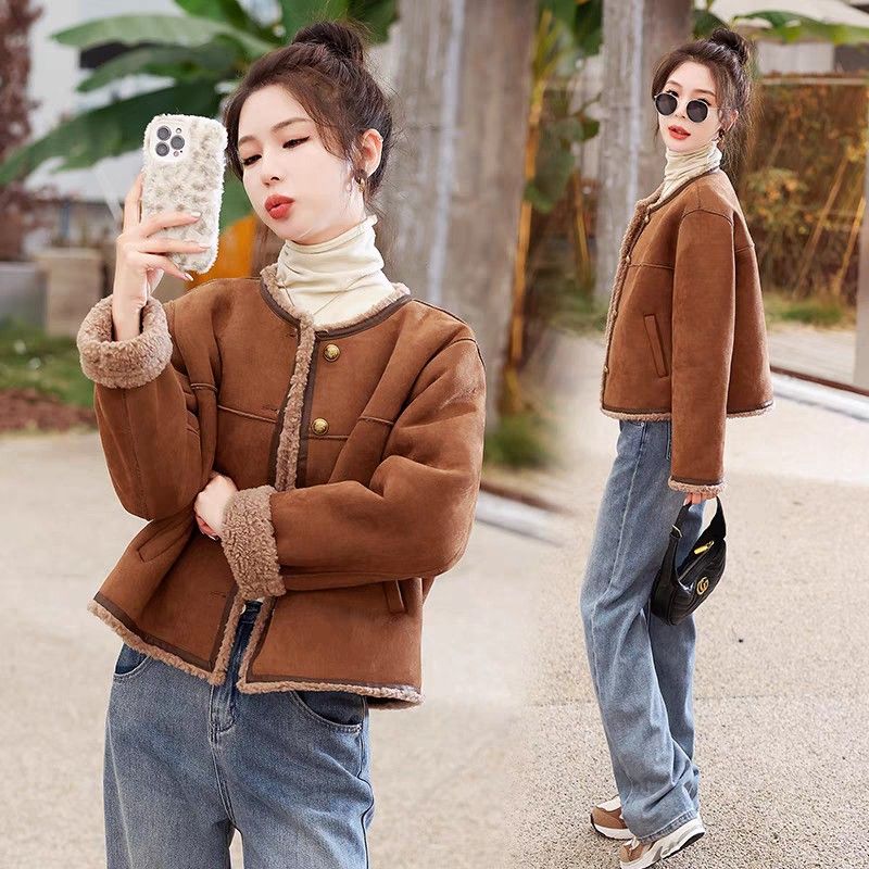 Brown Leather Winter Autumn Jacket