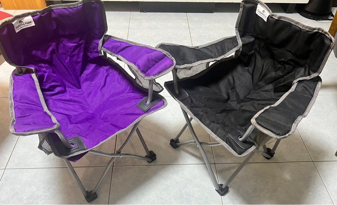 Camping Field ARM-REST CHAIR 紫