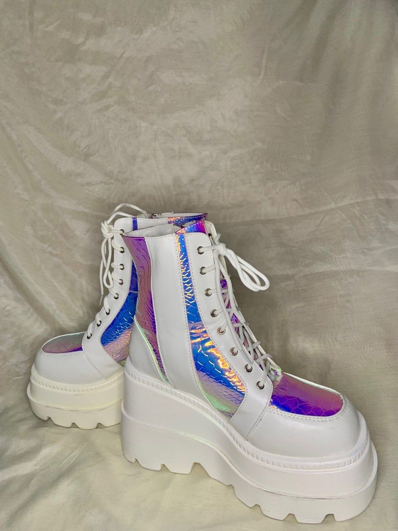 Cape Robbin Liquid Love Platform Boots Women s Fashion Footwear Boots on Carousell