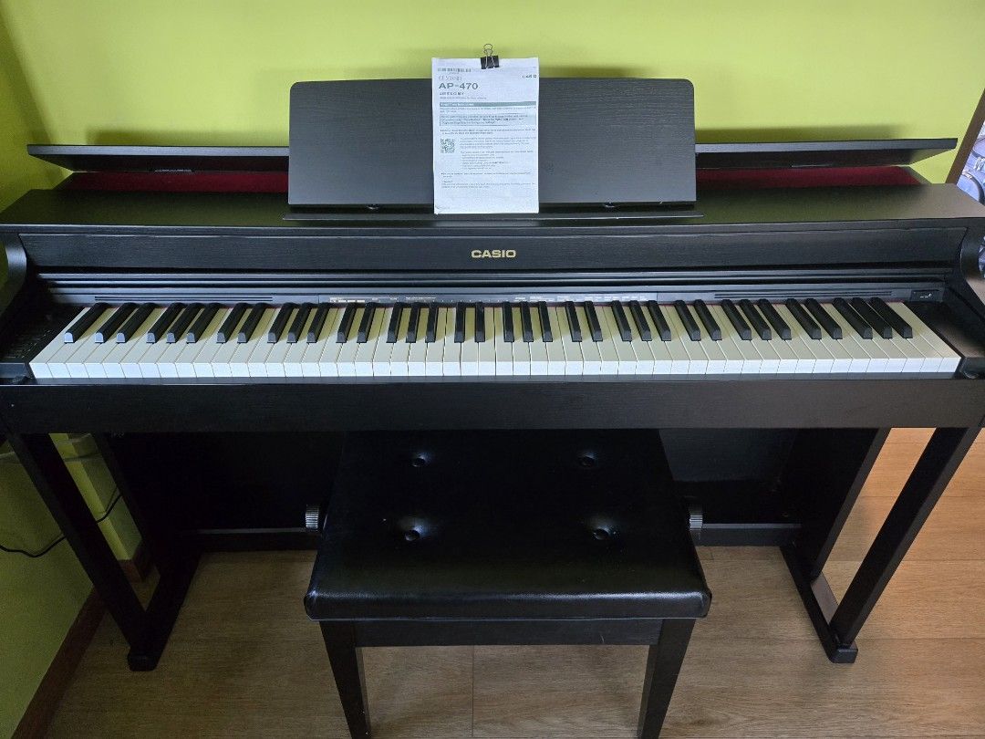 Casio AP470 Celviano Digital Piano, Hobbies & Toys, Music & Media ...