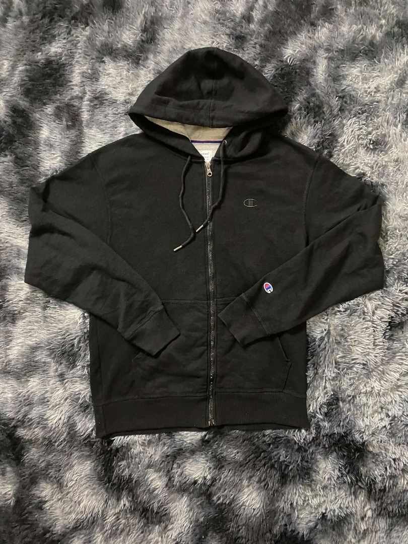 Vintage champion zip up hoodie discount