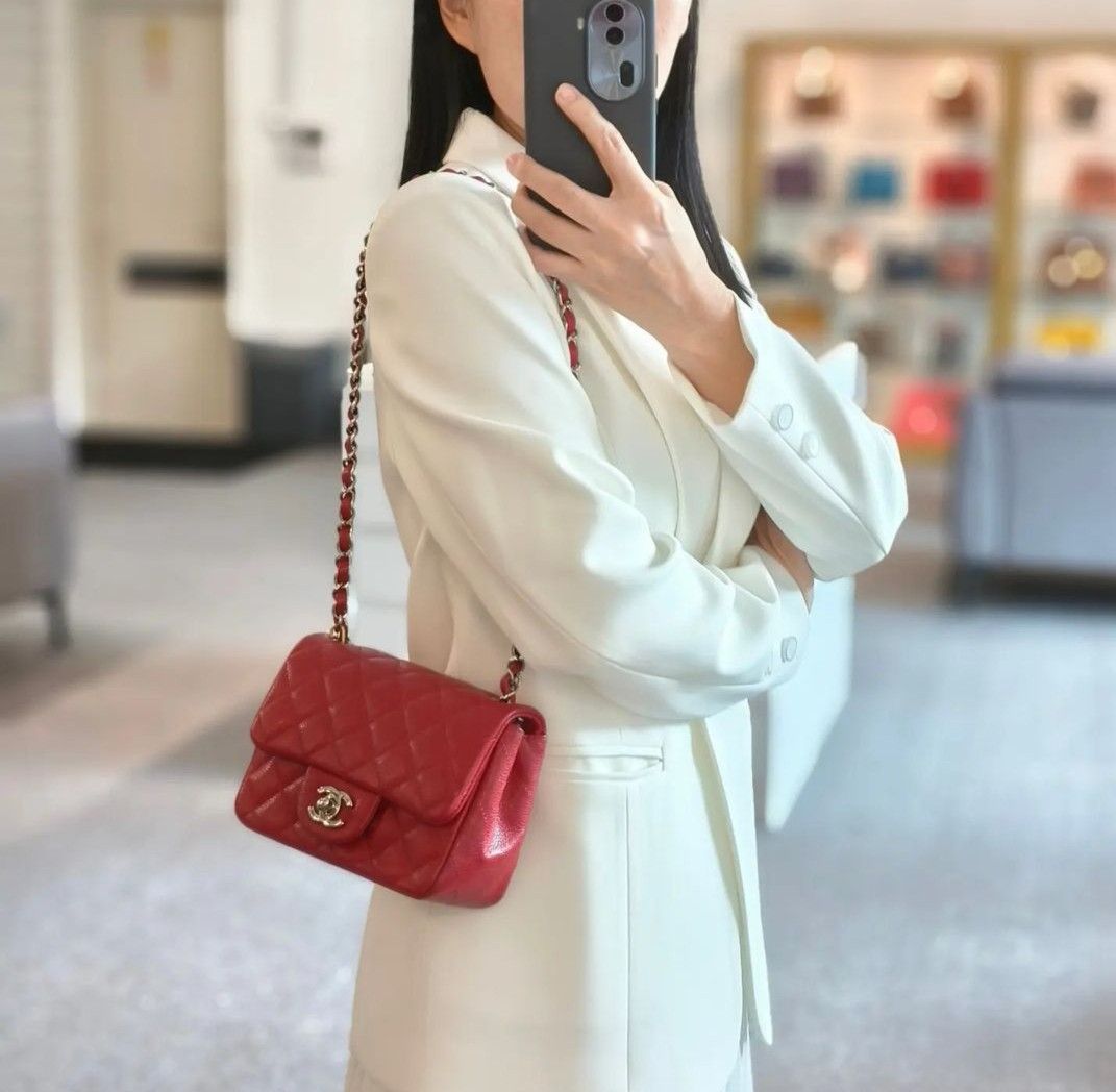 Chanel classic mini 8 caviar deals