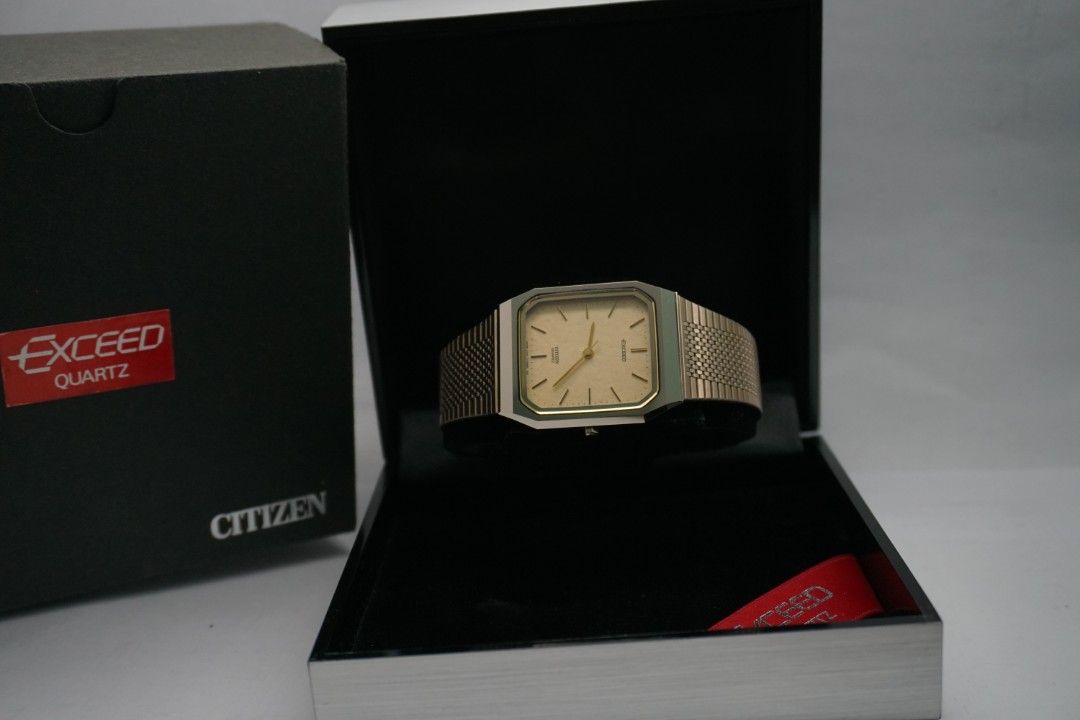 Citizen tungsten mint condition all original Men s Fashion Watches Accessories Watches on Carousell