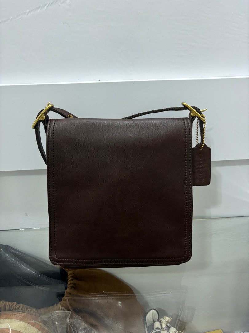 Coach Flap Leather sling Luxury Bags Wallets on Carousell