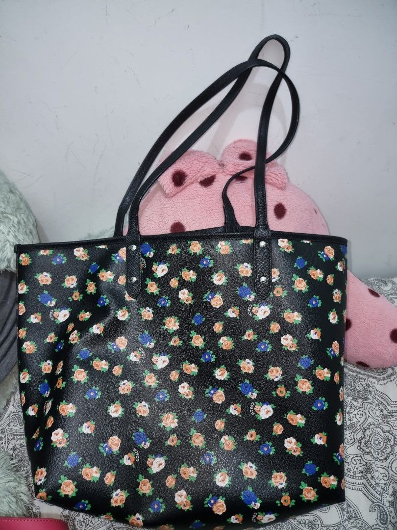Coach reversible city tote floral new arrivals