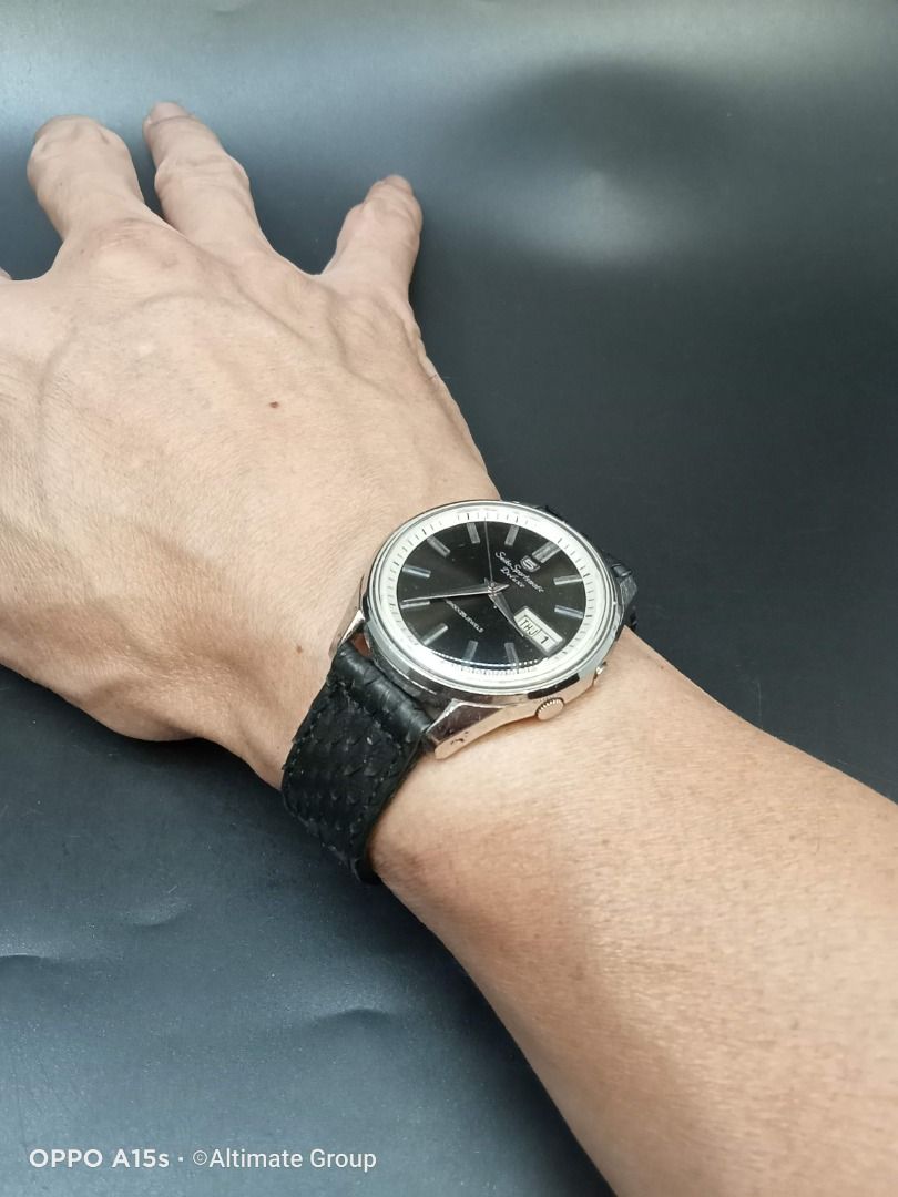 Collectible! Birthday Watch May 1966 Seiko 5 7619-7050 Sportsmatic Deluxe  25J Automatic Watch (OH)