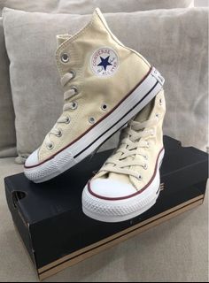 Converse vintage beige deals