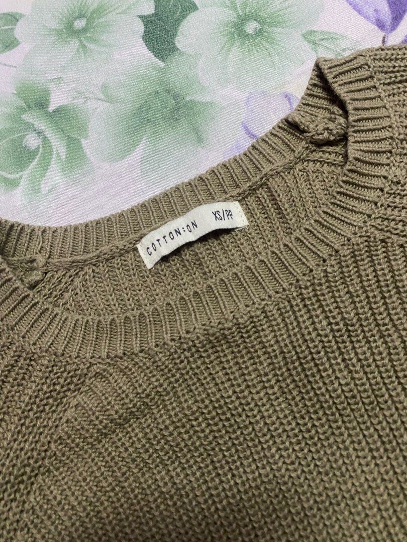 Cotton on knitwear top