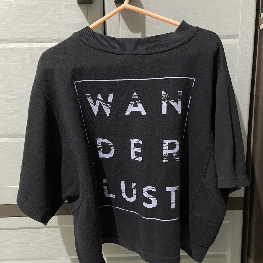 Cropped adidas Wanderlust Shirt (Category: Shirts) located in Makati City. Submitted by magicrattt (Listing ID 1323333446, Image 3). Description: Used once This is oversize cropped 10/10 condition Size Medium MOP: BPI .