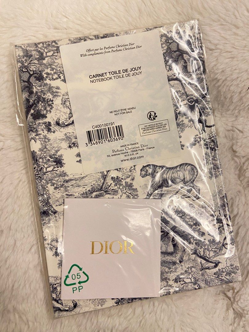 Dior note book from beauty