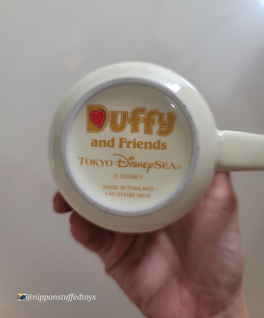 Duffy and friends mug (Category: Coffee & Tea Tableware) located in Manila. Submitted by nipponstuffedtoys (Listing ID 1323433131, Image 2). Description: 🎒On-hand and ready to ship 📸Actual Photo 👉What you see is what you get 📌Limited stock only (one stock each) 📌Please manage your expectation for Pre-loved items👍🏻 📌For more inquiries feel free to chat with me📱 📌Shipping fee not included❌️ 📌Shipping fee shouldered by buyer🫰 👉MOP: Gcas