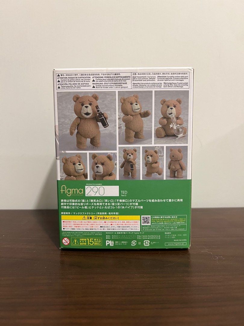 Figma 290 TED 2, 興趣及遊戲, 玩具& 遊戲類- Carousell