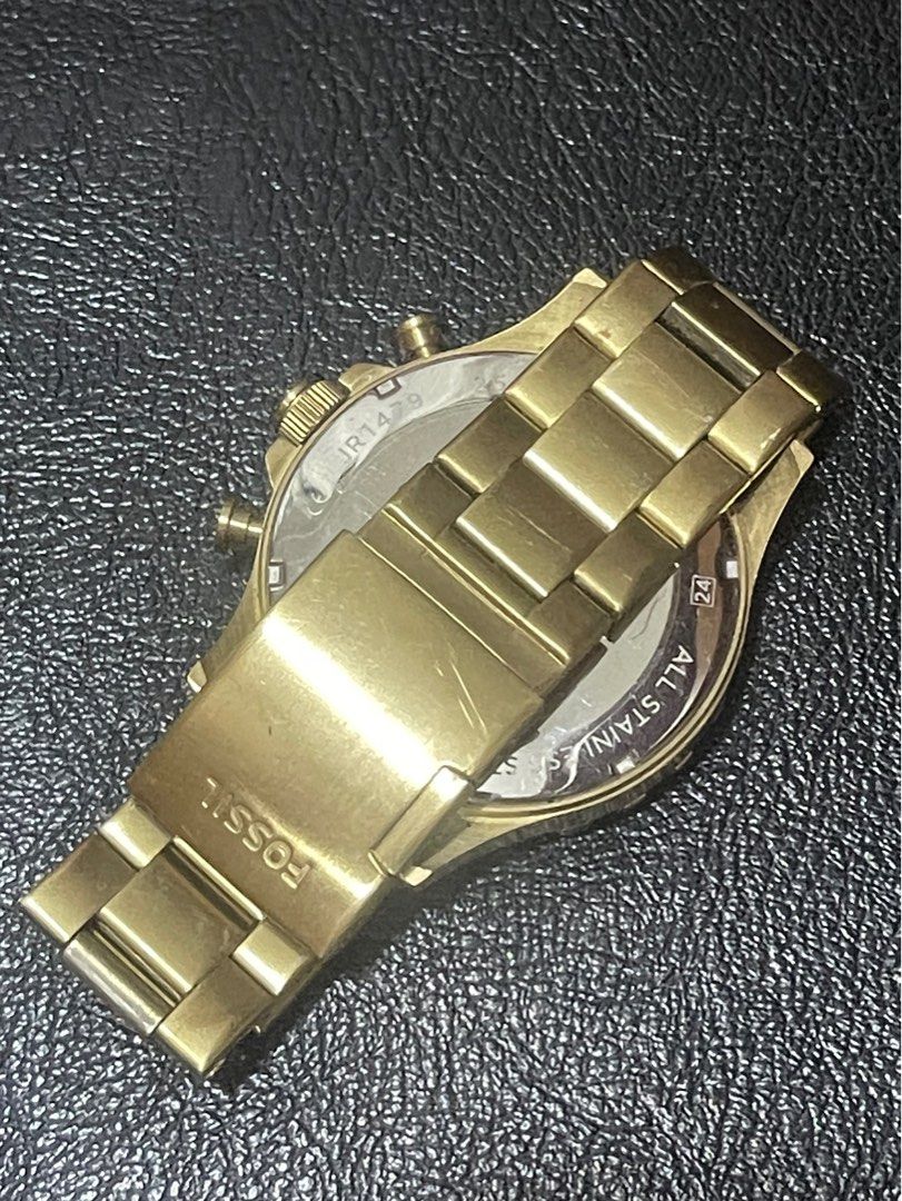 Fossil Nate JR1479 Chronometer Watch Men s Fashion Watches Accessories Watches on Carousell