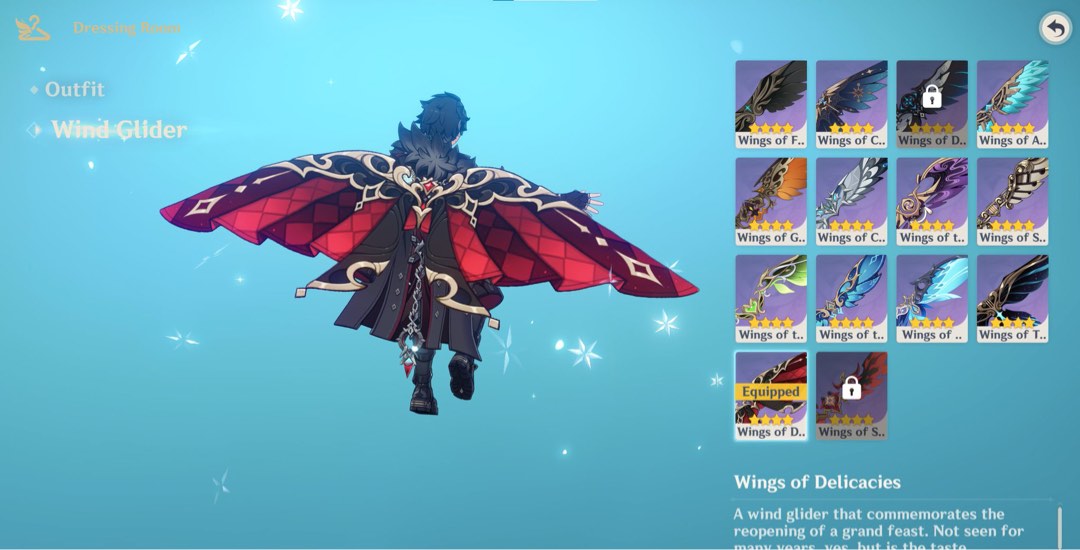 Genshin Impact x Mega Coffee KFC Red Wing Gliders Redemption Code