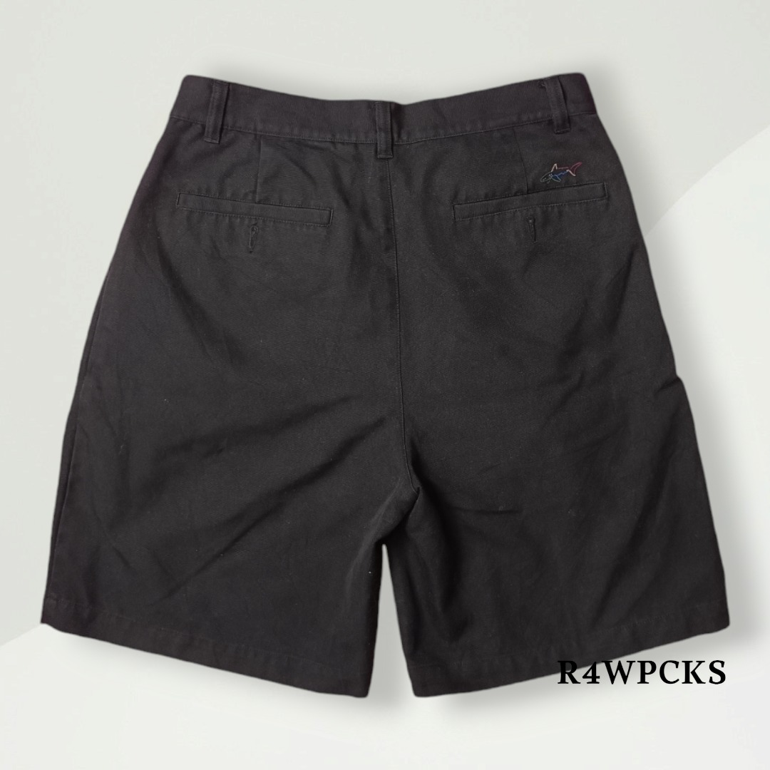 GREG NORMAN BLACK PLEATED GOLF WALKING SHORTS Men s Fashion Bottoms Shorts on Carousell