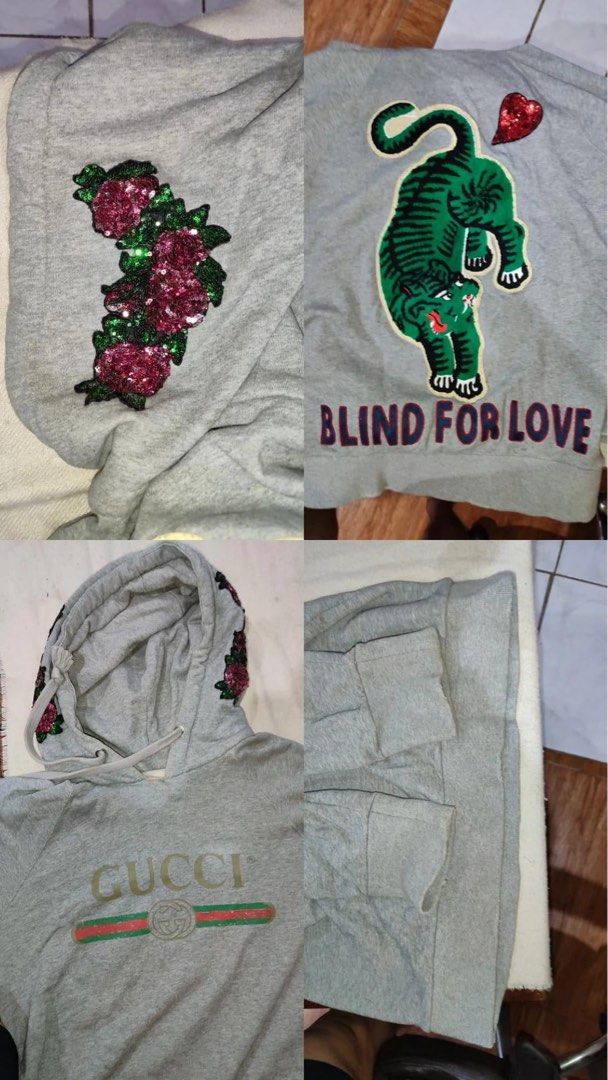 Gucci hoodie Men s Fashion Tops Sets Hoodies on Carousell