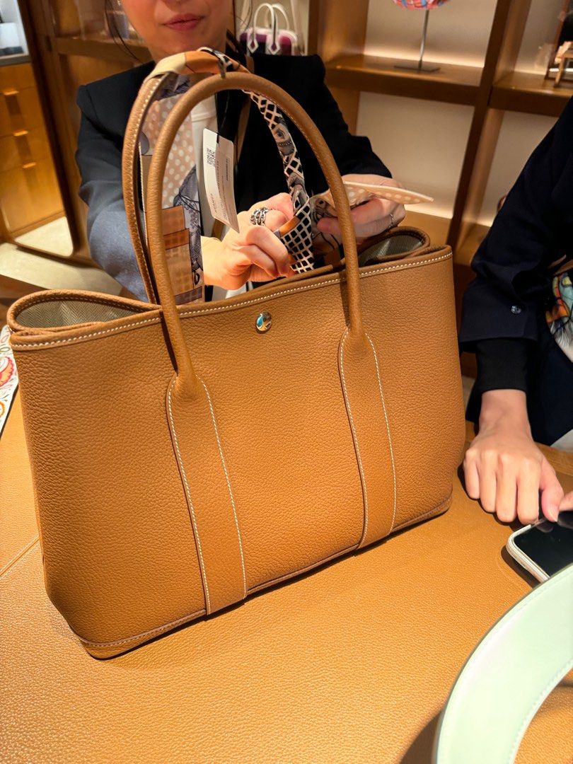 Hermes garden party gold clearance