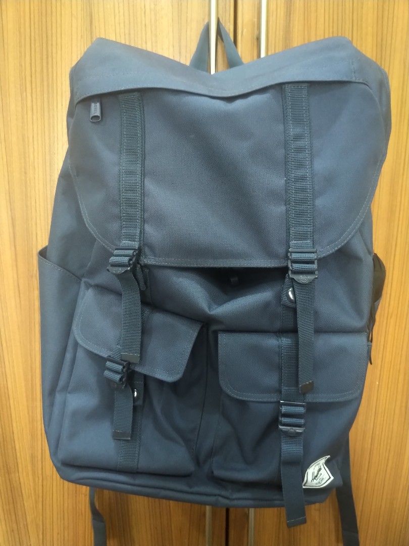 buckingham herschel backpack Delta 12509-02987-OS 66419014202987  De Santis Herschel Buckingham Backpack, Raven Crosshatch,